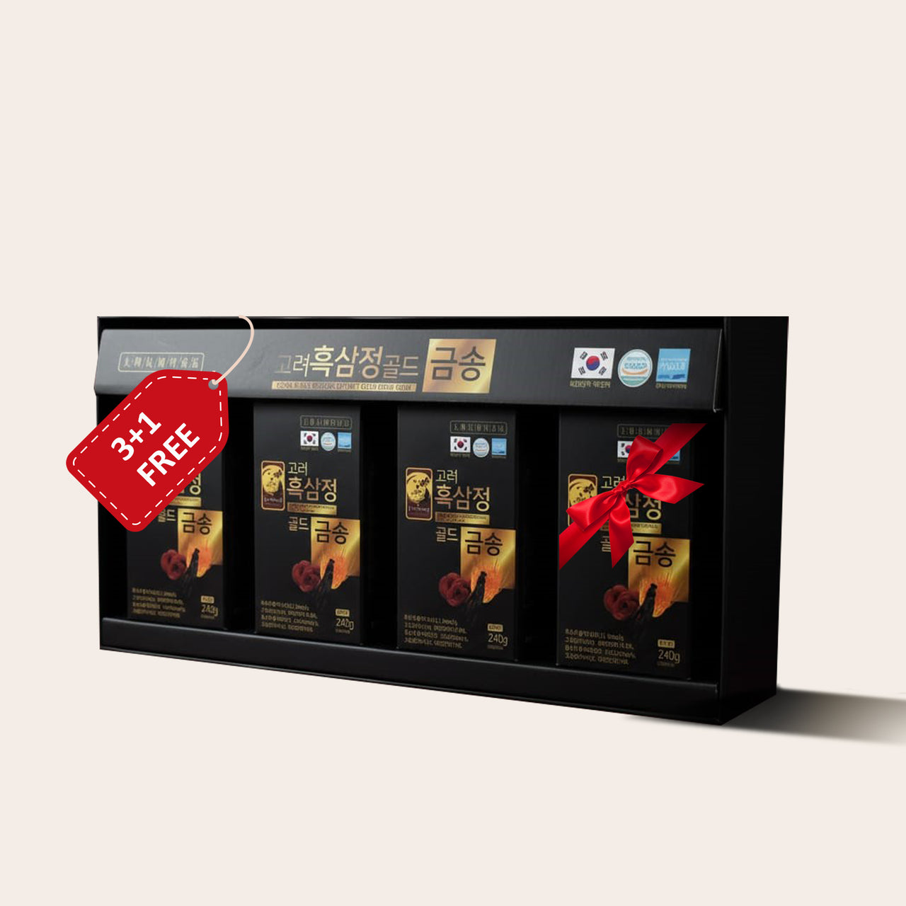 صن كوريا الجينسنغ الأسود الذهبي 